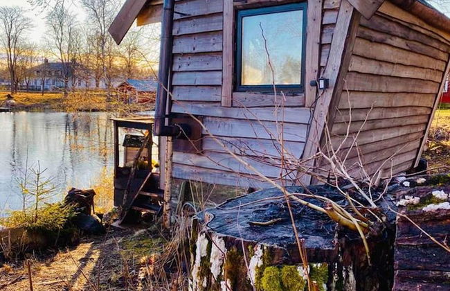 Romantic Cabin Right on the Lake With Fire Place - Foto 28