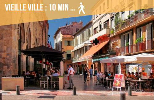 Le Cosy Perpignan Centre, 2 rooms, 2 bathrooms, free WIFI, free parking, lift, central, renovated, spacious - Foto 40