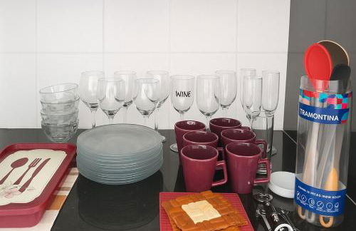 Apartamento Frente Praia Embaré - Varanda Aconchegante - Pet Friendly - Foto 34