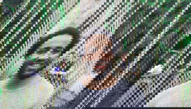 Enjoying the tour of Kakum National Park