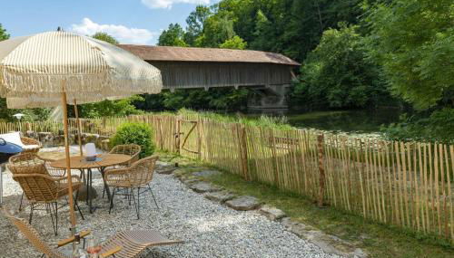 Ferienhaus Pure Jagst, Traum-Lage am Fluss mit Kaminzimmer und Infrarot-Wärmekabine - Foto 4