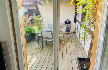 Joli 2 pièces, avec climatisation et grande terrasse, vue sur les toits, zone piétonne - Photo 17