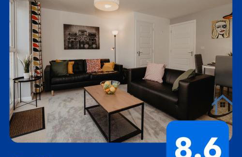 Coyle House, 3 bed,Corby, super kings or twins, driveway, free wi-fi, corporates welcome - Foto 9