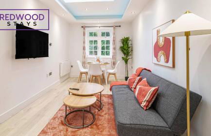 1 Bed 1 Bath, Modern Town Center Apartment, Netflix By Redwood Stays - Foto 46