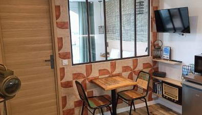 Le Sémaphore - appartement climatisé, grande terrasse vue mer - parking, wifi - Foto 5