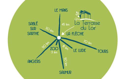 Gîte La Terrasse du Loir à 2km du Zoo de la Flèche - Photo 27