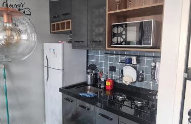 Apto completo, totalmente equipado, com um quarto - sem garagem - não são permitidas visitas - Foto 11
