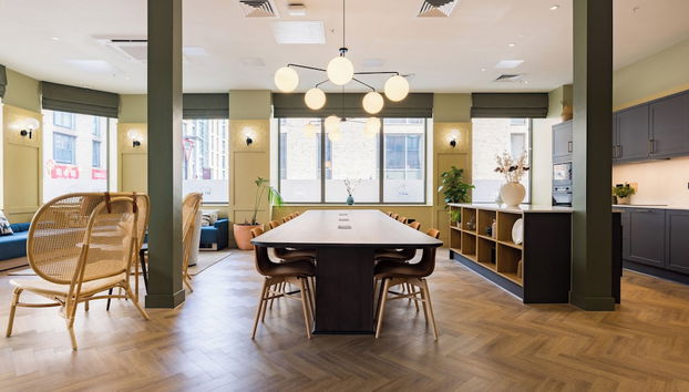 Zona de estar del vestíbulo