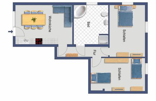 Ferienwohnung Eichenweg - Wohnung I - Foto 22