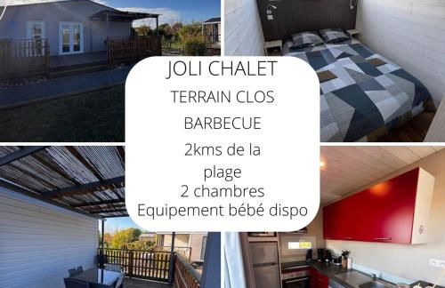 Joli chalet, jardin clos, terrasse, 2chambres - Foto 1