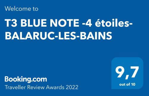 BLUE NOTE -4 étoiles-Terrasse Vue-2 Parking - Foto 18