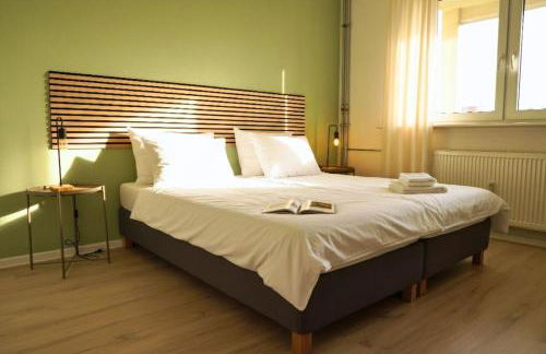 Gemütliches 3-Raum Apartment mit Boxspringbetten, vollausgestattet Küche, Balkon, WLAN, 40 Zoll HD-TV, Parkplätze - Foto 15