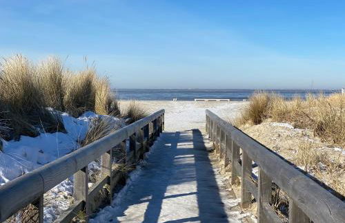 Nessmersiel, Ferienwohnung mit Balkon in Deichnähe, Wallbox, renoviert - Foto 22