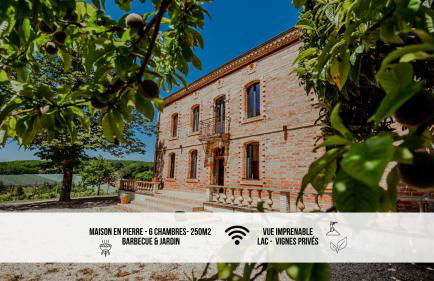 Maison de caractère, vue sur lac privé et vignes - Foto 1