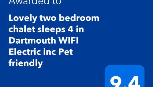 Dartmouth Caldon Holiday Chalet Sleeps 4 wifi elec inc Pets welcome - Foto 4