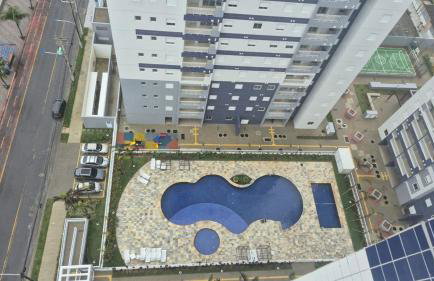 Apto frente o mar com 3 piscinas Wi-Fi gratuito aceito pet - Foto 69