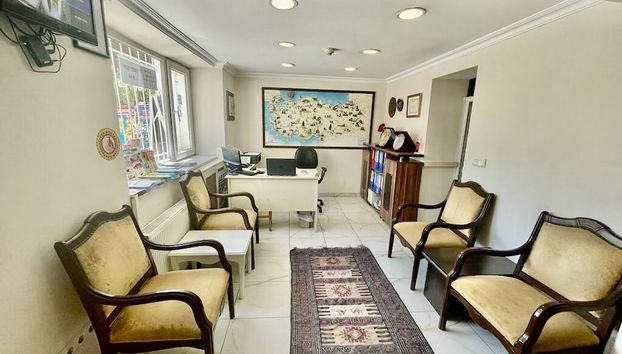 Zona de estar del vestíbulo