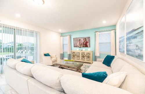 Chic Home With Private Pool, Game Room And Waterpark & Resort Access Near Disney At Encore Resorts Reunion - 320Au - Foto 3