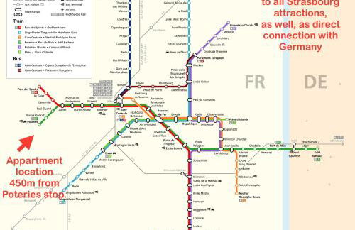 Appartement calme avec balcon, à 4km du centre, Parking, WI-FI, Netflix gratuit - Foto 21
