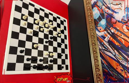 LOFT "POP ART 50's" Idéal PRO - Écran cinéma rétroprojecteur - WIFI Fibre - Borne arcade de jeu - Centre Ville - Foto 27