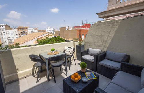 FLORIT FLATS - Stylish 2 Bedroom AC Wifi Terrace Attic in Valencia Center - Foto 18