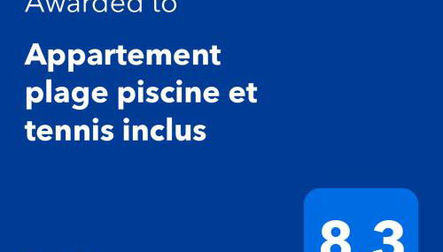 Appartement plage piscine et tennis inclus - Foto 2