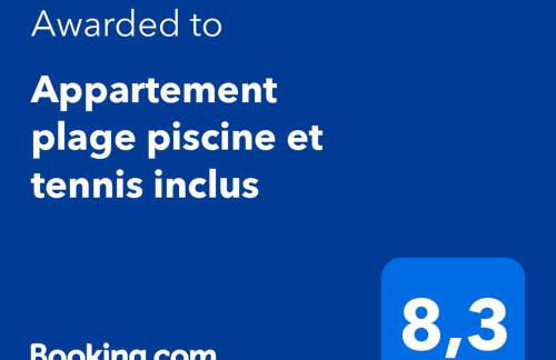 Appartement plage piscine et tennis inclus - Foto 2