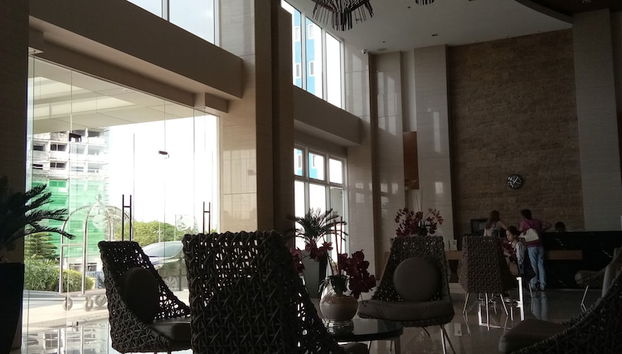Lobby sitting area