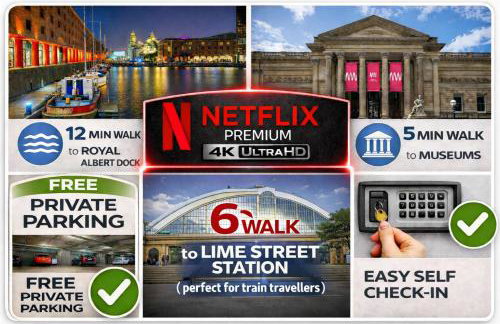 City Centre - Sleeps 6 - Bars, Parking & Netflix - Foto 10