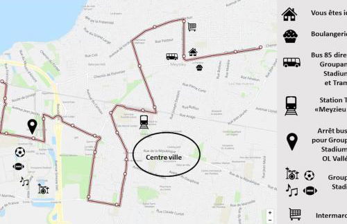 Studio de charme pour séjour tranquille à deux - Groupama Stadium - LDLC Aréna - Fiducial Astéria - Eurexpo - Aéroport St Exupéry - Base nautique du Grand Large - Foto 27