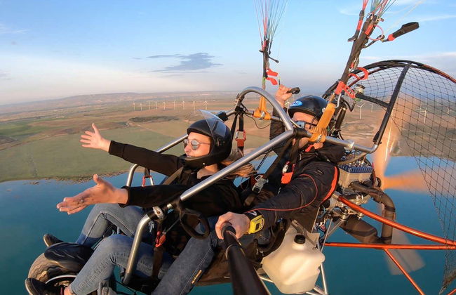 Vol en paramoteur au-dessus de Saragosse - Photo 1