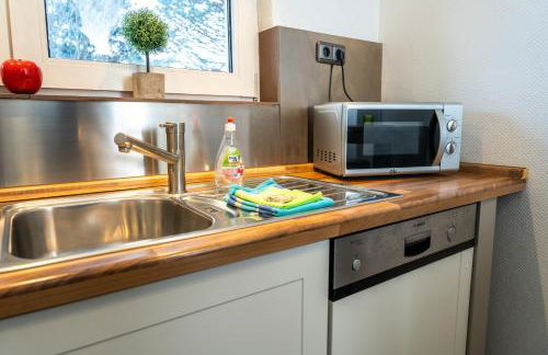 Art City-Studios Kassel 6 und 9 mit 2 Schlafzimmern, groß, modern, citynah, kostenfreie Parkplätze, Süd-Balkons, ruhig, Herkulesblick, voll ausgestattet - Foto 32