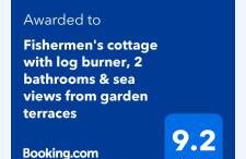 Fishermen's cottage with log burner, 2 bathrooms & sea views from garden terraces - Foto 62