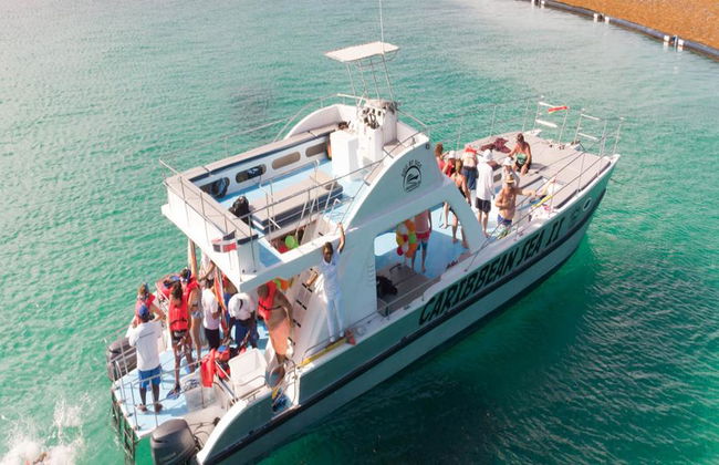 Paseo en el catamarán Caribbean Sea con visita a la laguna - Tour de medio día - Foto 5