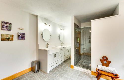 Mtn-View Deck Scenic Conway Log Cabin! - Foto 21