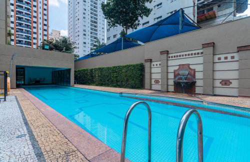 Flat Hotel Merc Espaçoso Ibirapuera 4 estrelas com Wi-Fi Recepção 24 horas 3PRI - Foto 17