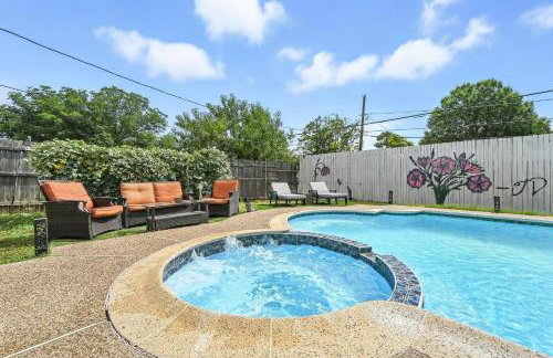 The Oasis 3BR house near stadium and DFW with Pool - Foto 11