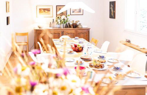 KerDesAmis - Tolles Ferienhaus in Strandnähe mit Sonnenterrasse, Boulebahn und großem Garten - Foto 26