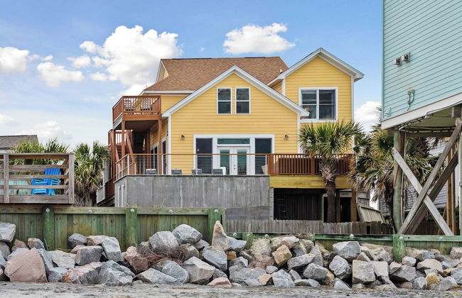 Oceanfront w/ Pool, Panoramic Deck Views, 5bdr Folly Ocean Breeze by Avantstay - Foto 64