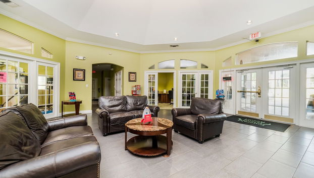 Zona de estar del vestíbulo