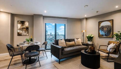 Leeds City Skyline Views - 2 Bed Flat - Foto 1