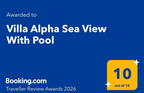 Villa Alpha Sea View With Pool - Foto 1
