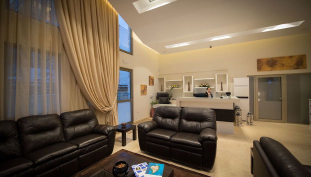 Zona de estar del vestíbulo