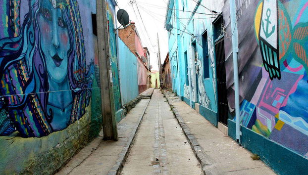 Arte urbana di Valparaíso
