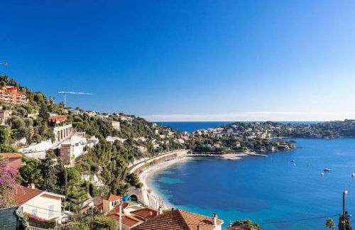 Villefranche Sur Mer:Appartement-villa, Vue mer, jardin, parking. - Foto 24