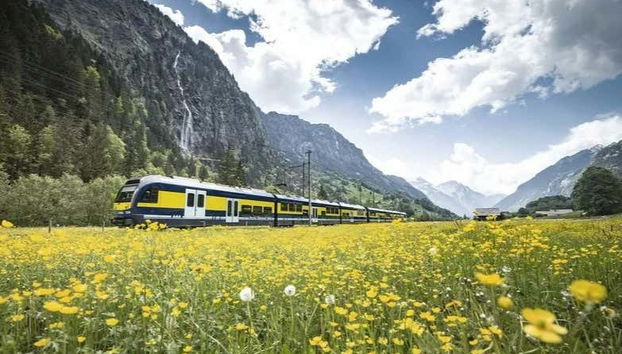 Viaggerete in treno da Grindewald a Interlaken