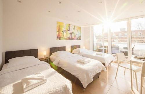 have-a-nice-Stay - Penthouse I Innenstadt I wenige Minuten zum Bahnhof I riesige Dachterrasse - Foto 21