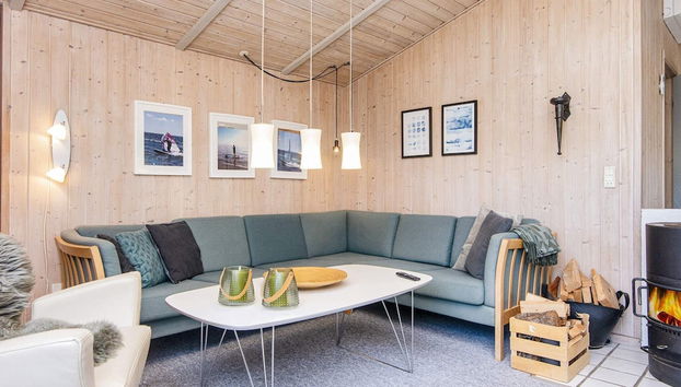 6 Person Holiday Home in Juelsminde - Foto 5, Zona de estar