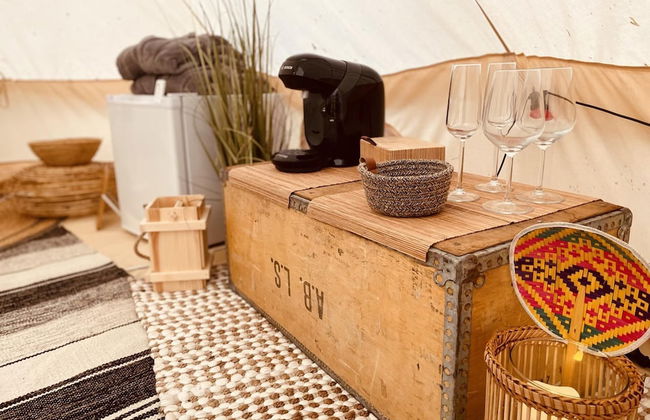 B&B Glamping Tent Sleeps 2 - Sauna, Spa, Wifi - Foto 5