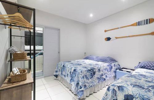 Onda76 Ap temporada Praia Grande Beira Mar churrasqueira carvão - Foto 28